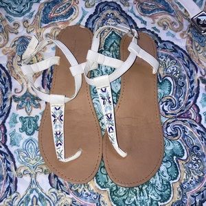 Charlotte Russe t strap  sandals